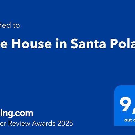 Blue House In Santa Polaアパートメント エクステリア 写真